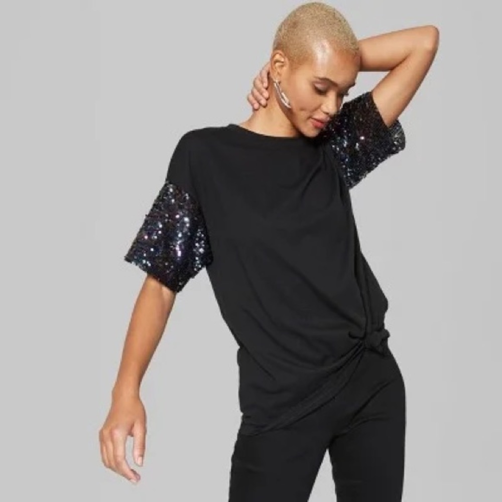 Wild Fable Oversized Sequin Tee (NWT!)